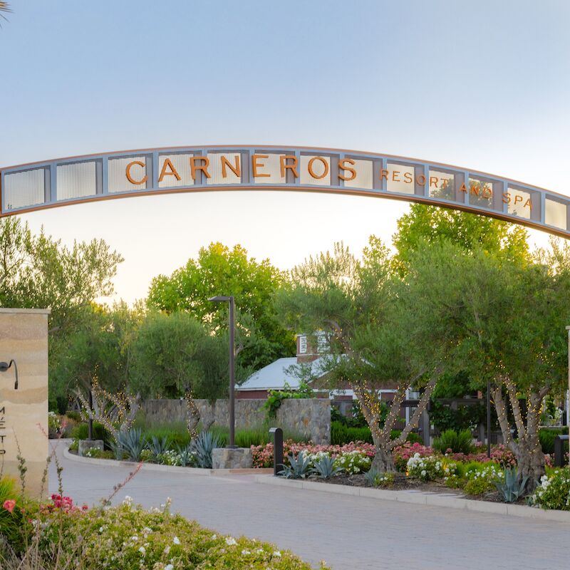 The image shows an entrance to 
